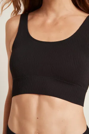 Ribbed Seamless Bra