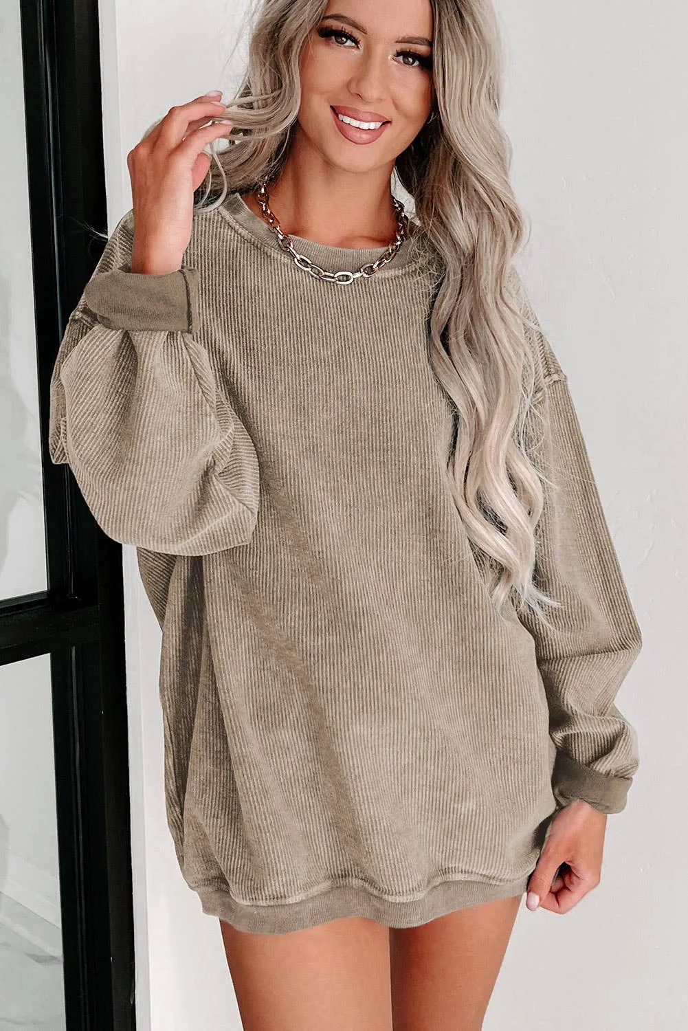 Ribbed Sweatshirt