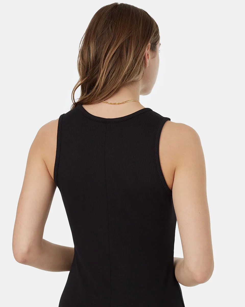 Ribbed Tank Dress