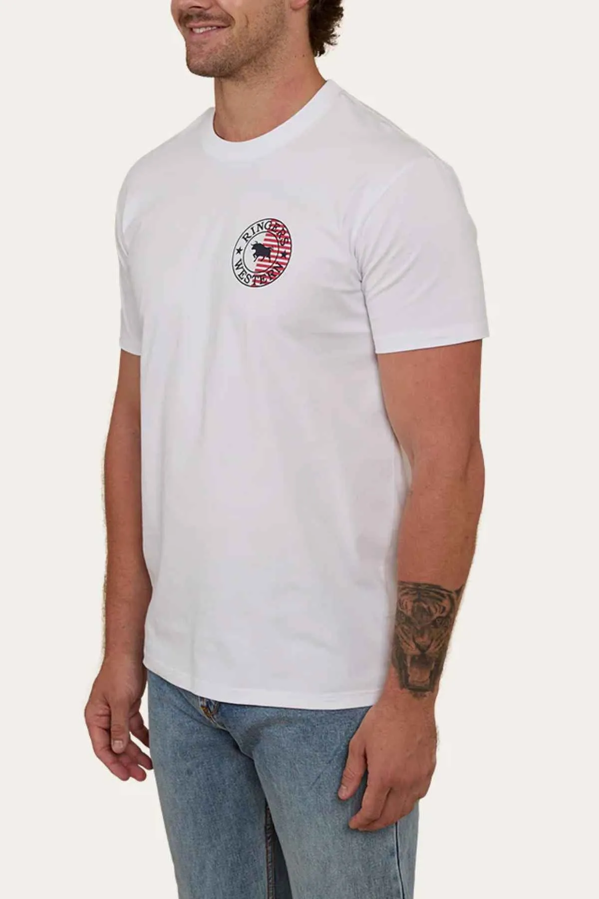 Ringers Western Signature Flag Stock Fit T-Shirt