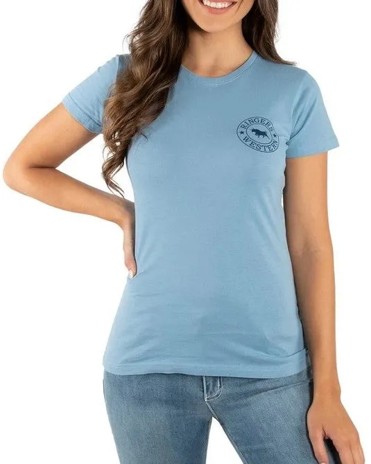 Ringers Western Womens Signature Bull Classic Fitted T-Shirt