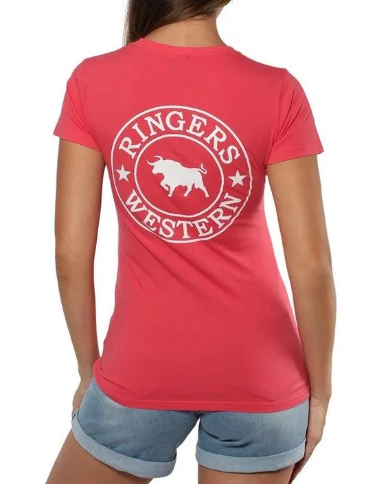 Ringers Western Womens Signature Bull Classic Fitted T-Shirt