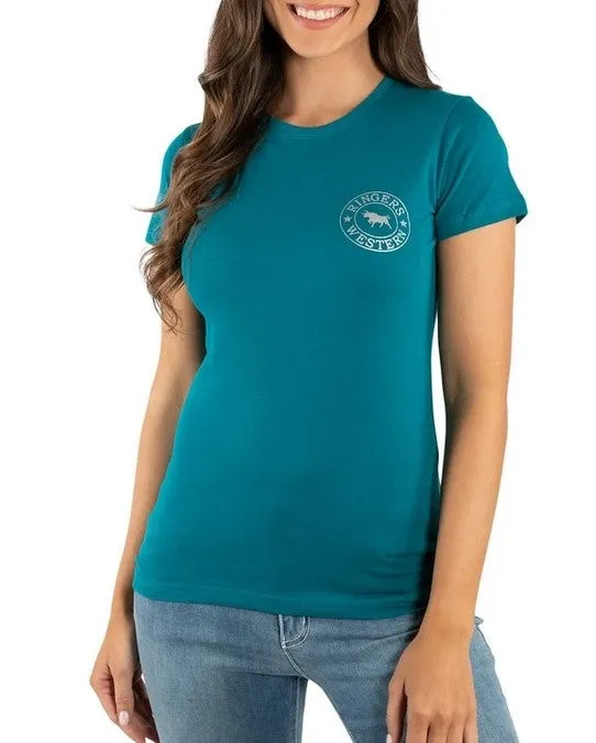 Ringers Western Womens Signature Bull Classic Fitted T-Shirt