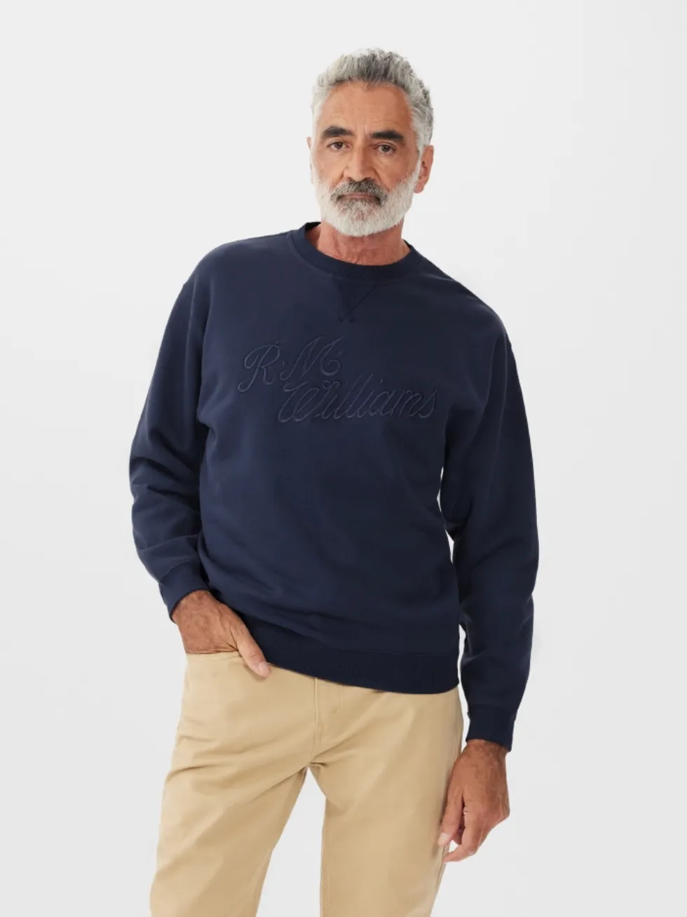 RM Williams R.M.W Script Crew Neck