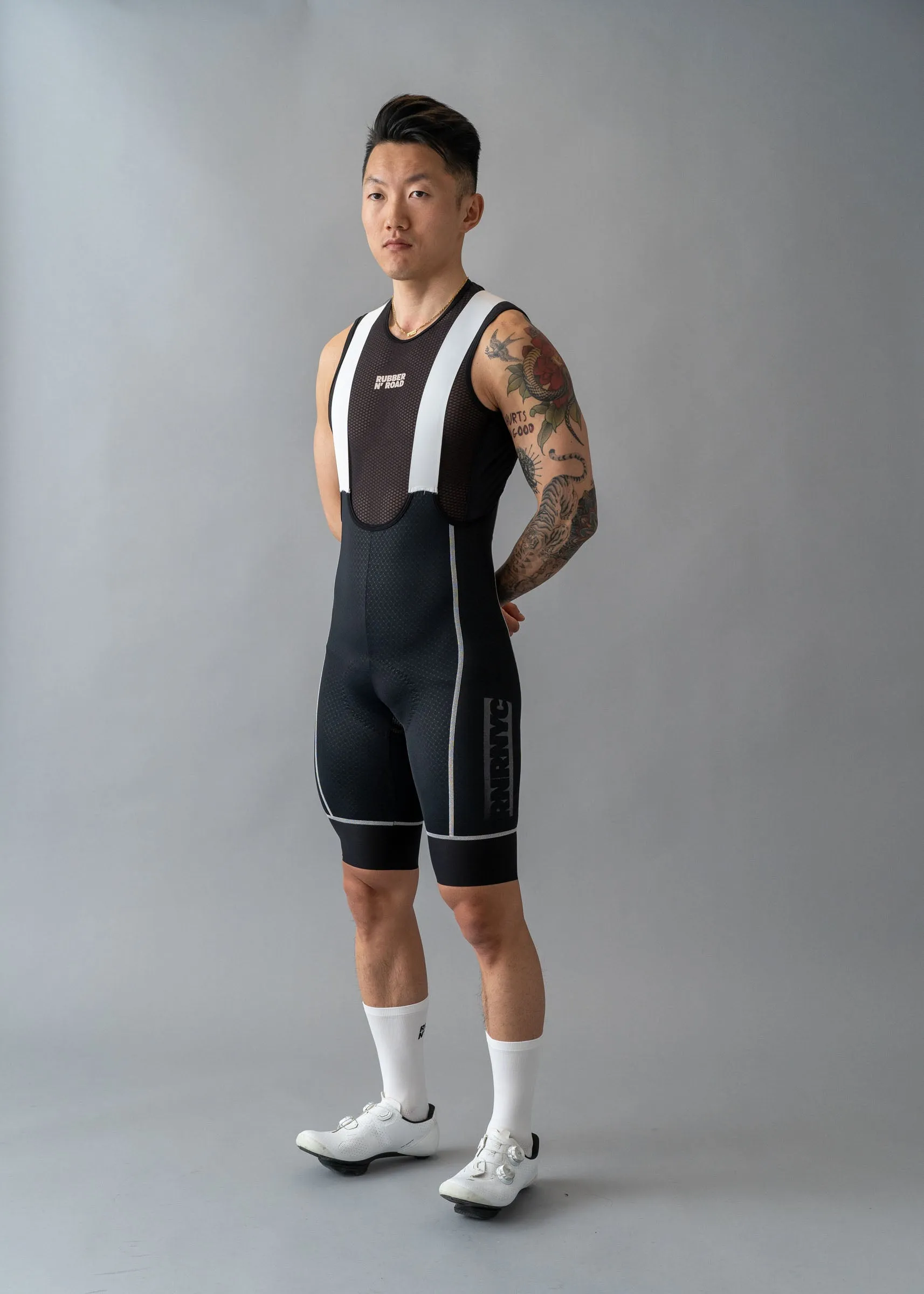RNRNYC™ IMPACT Bib Shorts - Black/Black