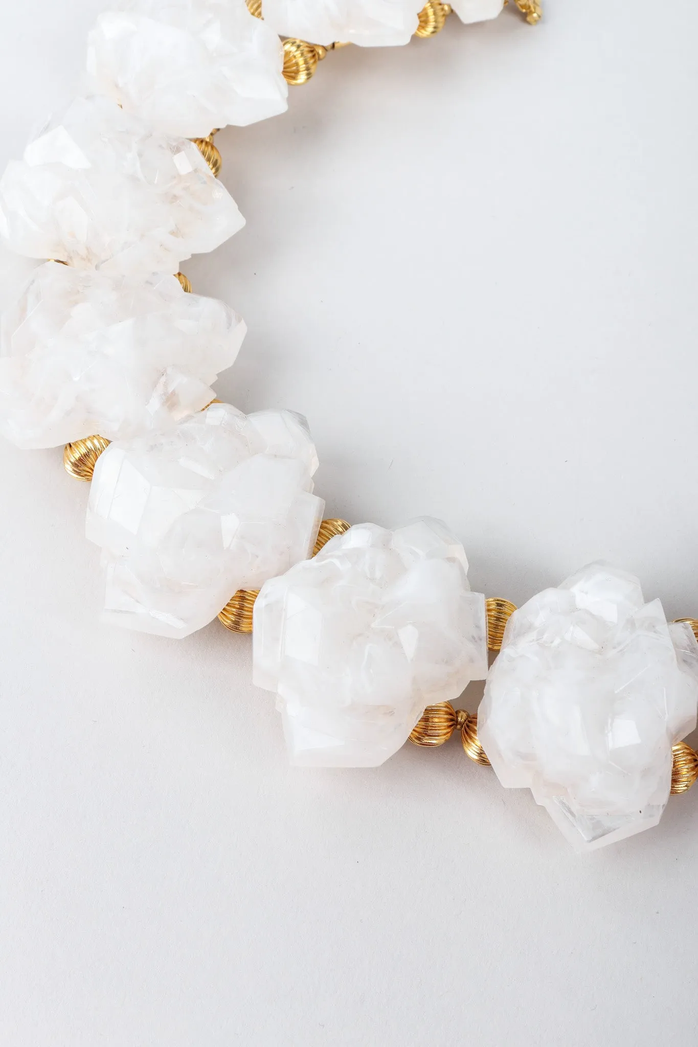 Rock Crystal Collar Necklace