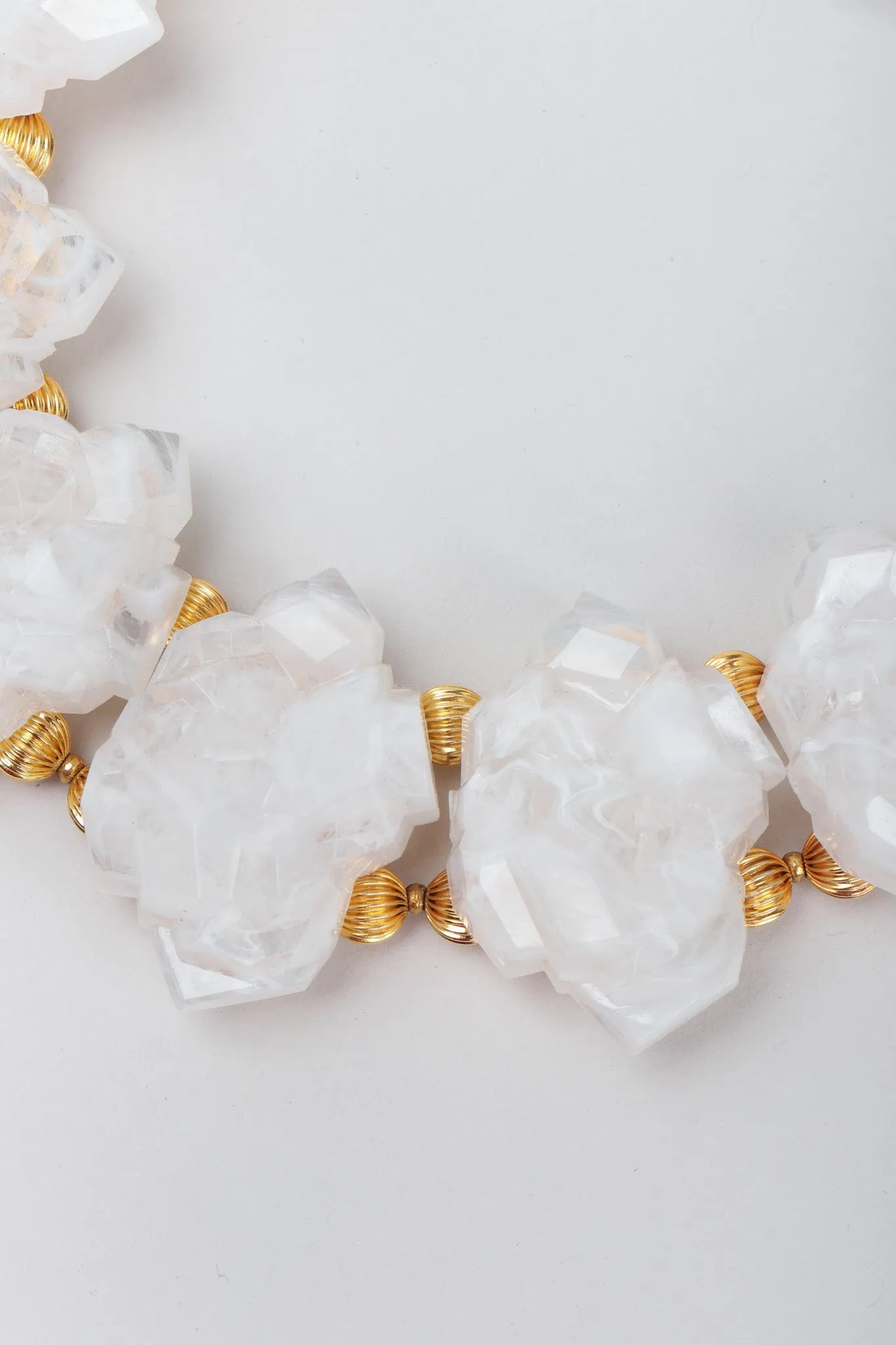 Rock Crystal Collar Necklace