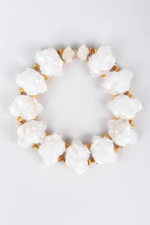 Rock Crystal Collar Necklace