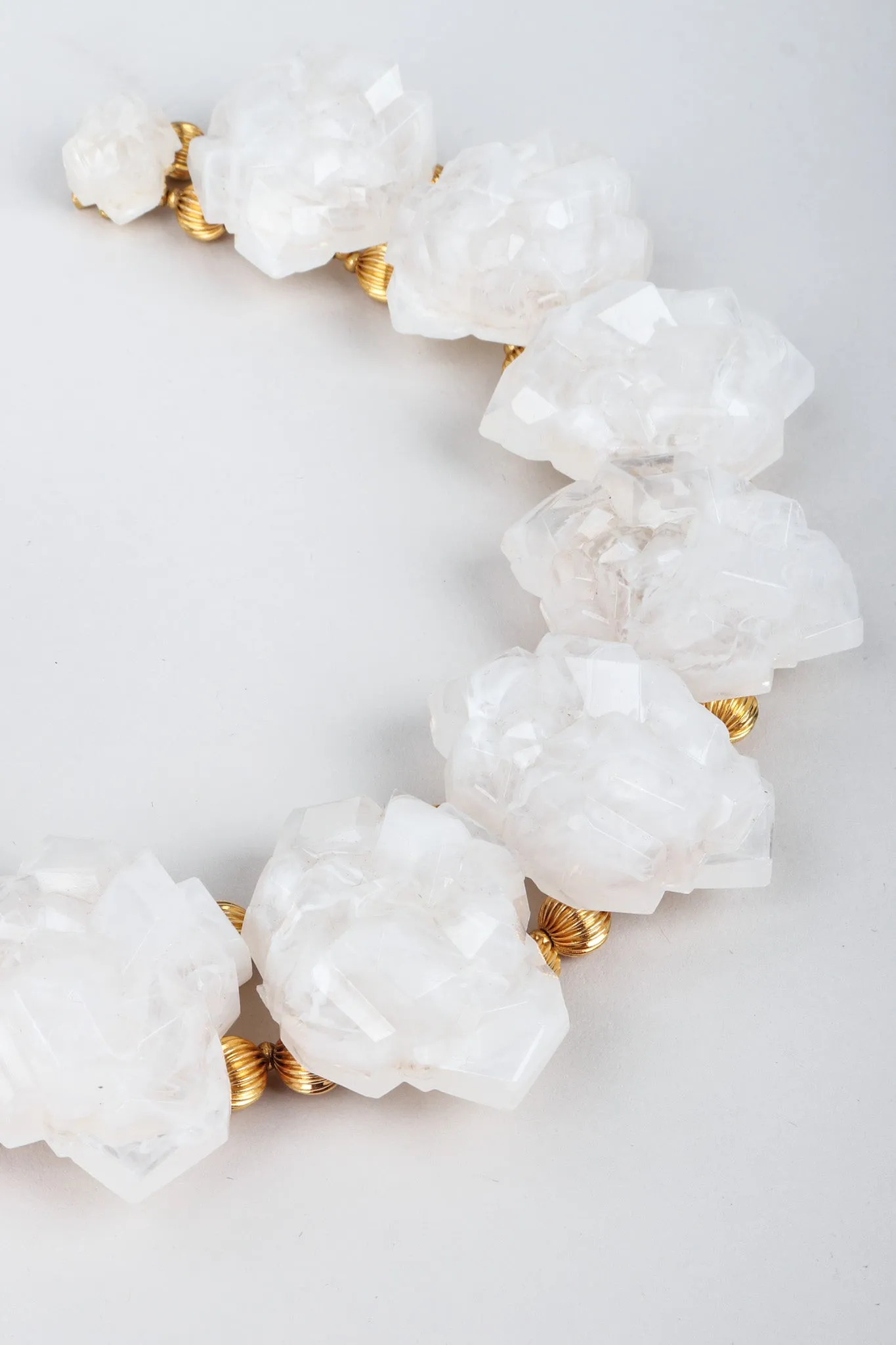 Rock Crystal Collar Necklace