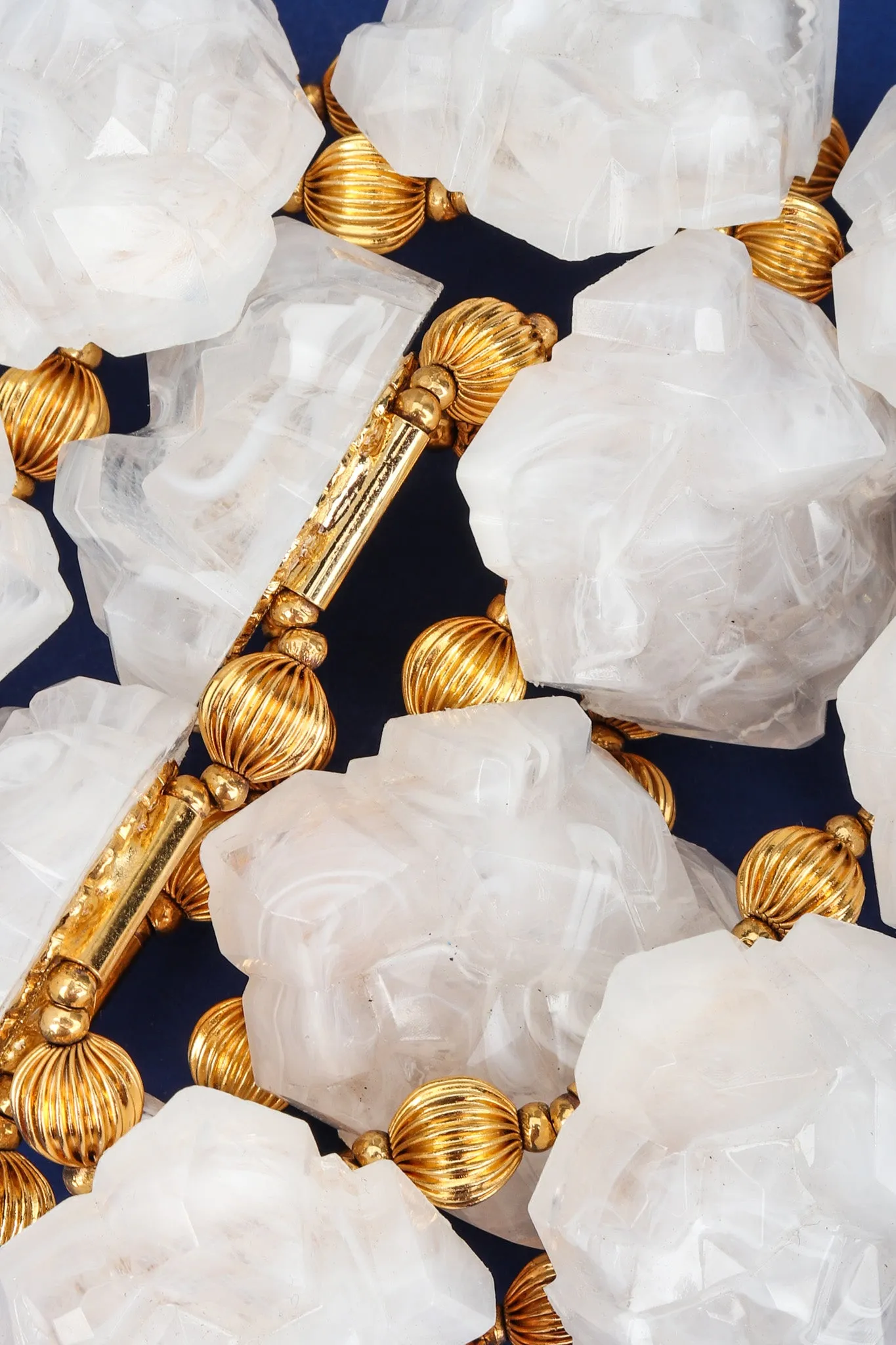 Rock Crystal Collar Necklace