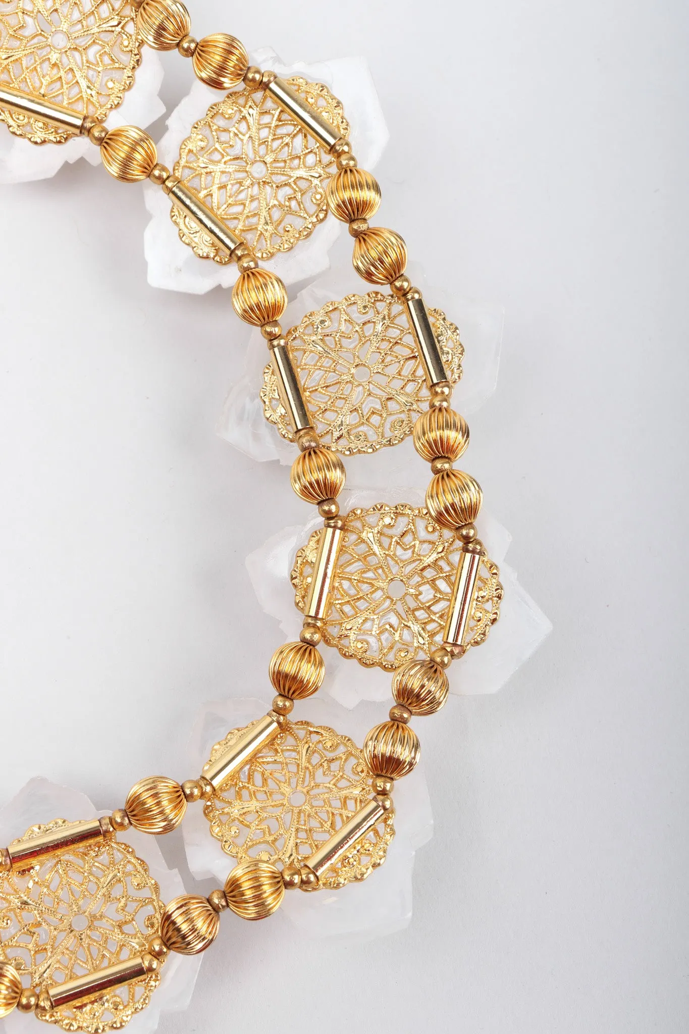 Rock Crystal Collar Necklace