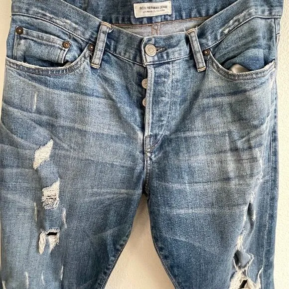 Ron Herman Denim Distressed Jeans Vintage 101