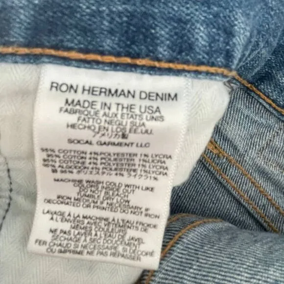 Ron Herman Denim Distressed Jeans Vintage 101