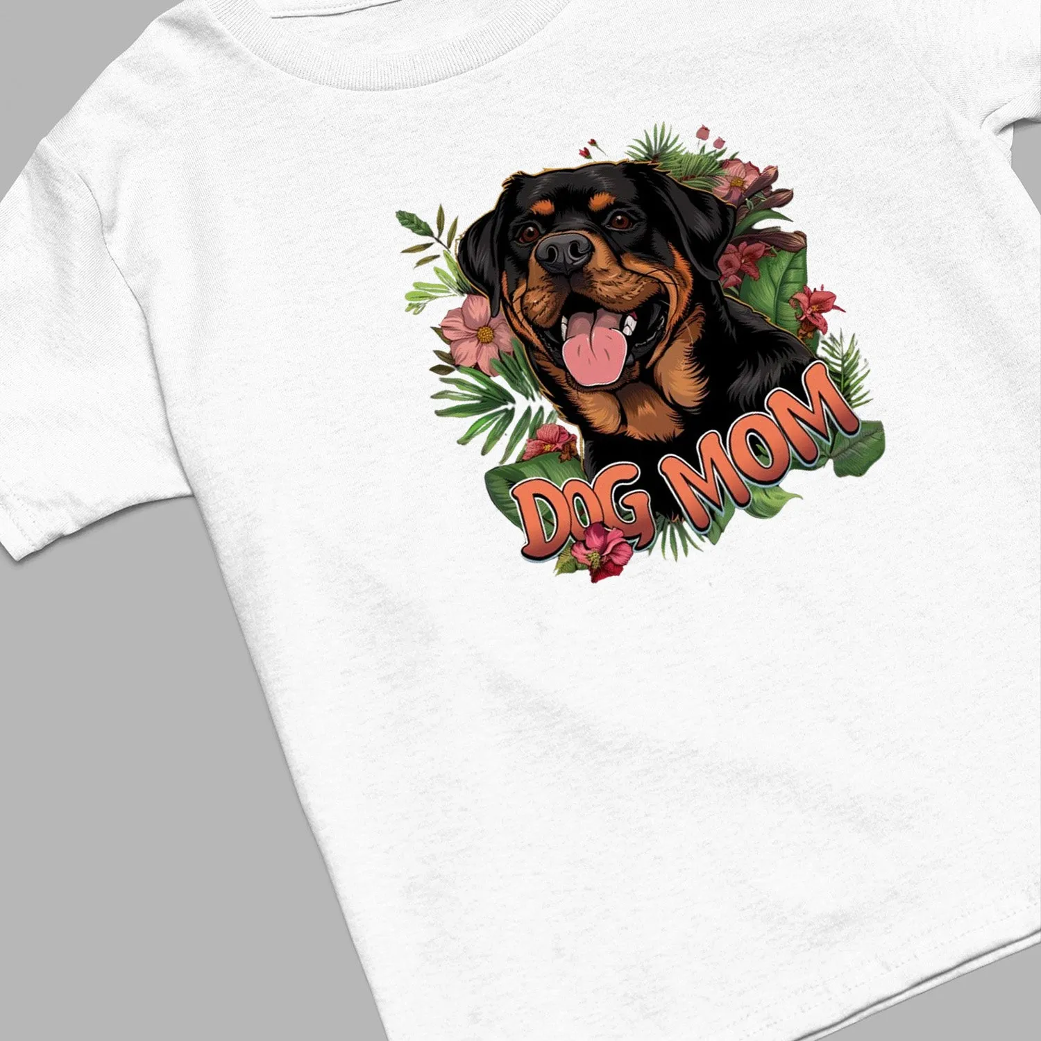 Rottweiler Dog T-shirt, Pet Lover Shirt, Dog Lover Shirt, Dog Mom T-Shirt, Dog Owner Shirt, Gift For Dog Mom, Funny Dog Shirts, Women Dog T-Shirt, Mother's Day Gift, Dog Lover Wife Gifts, Dog Shirt