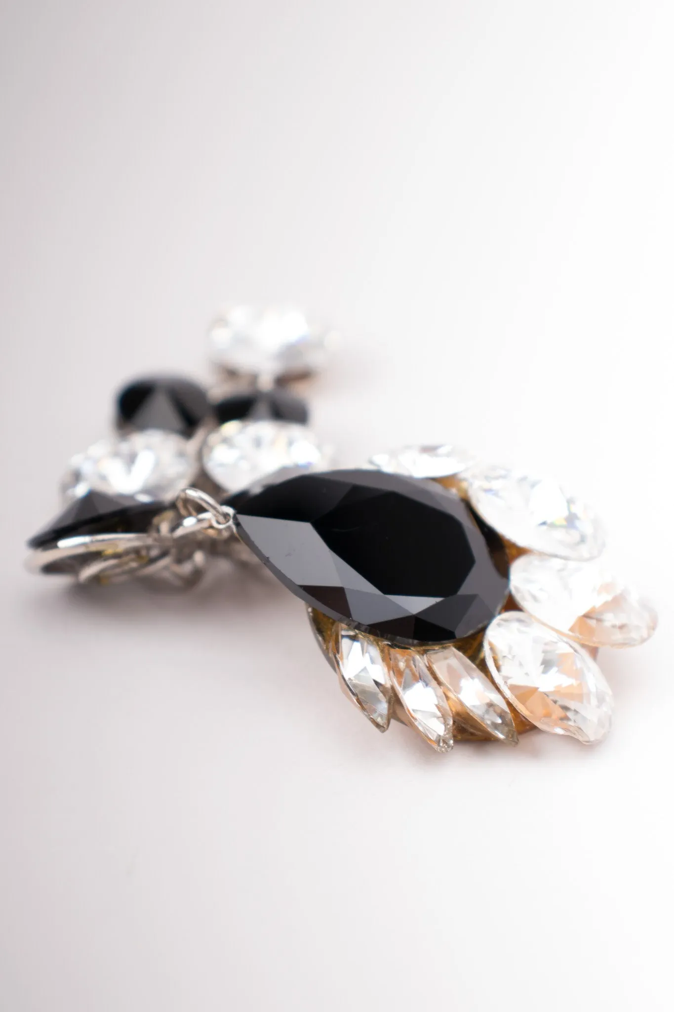 Round Crystal Doll Drop Earrings