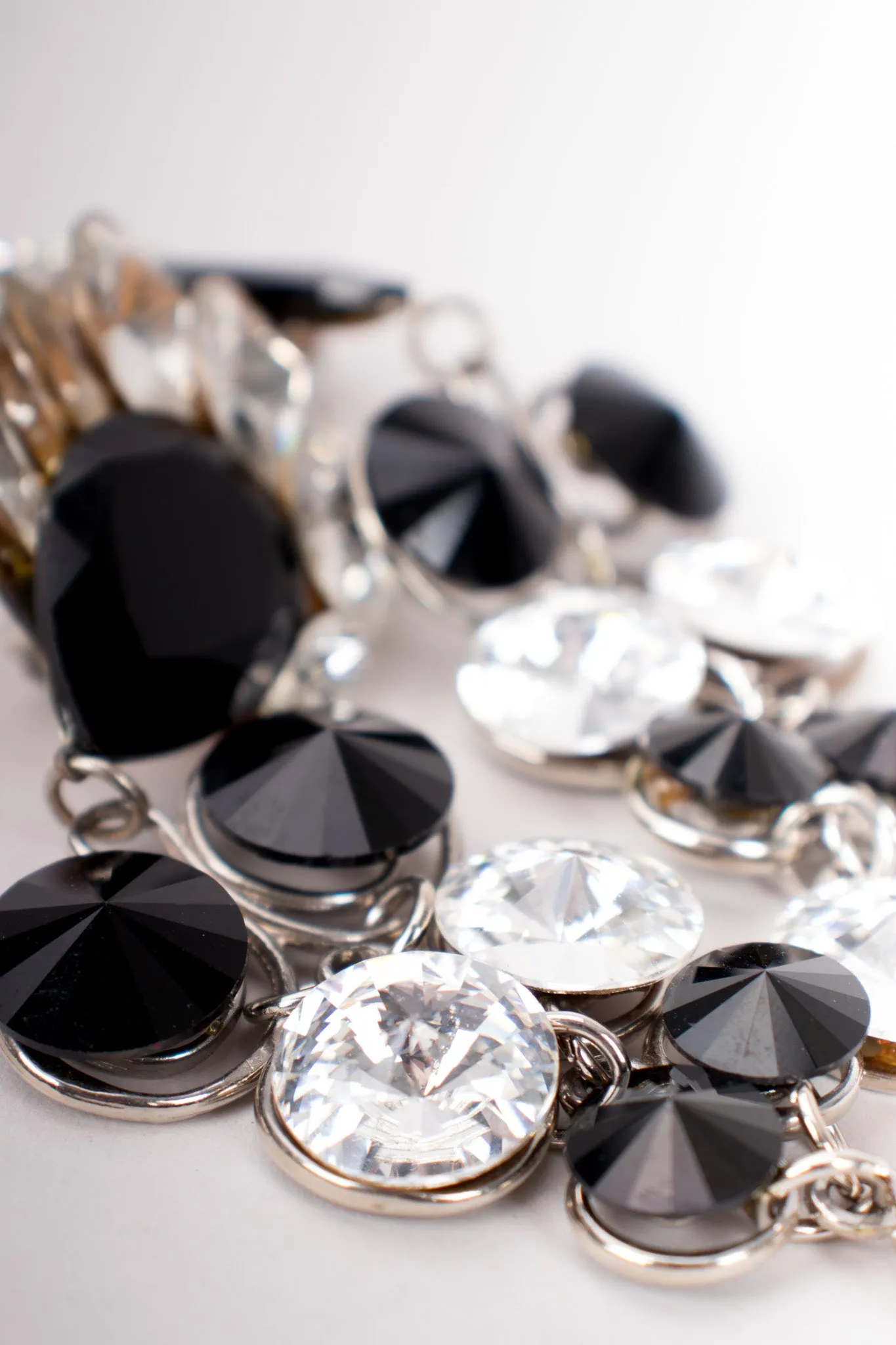 Round Crystal Doll Drop Earrings