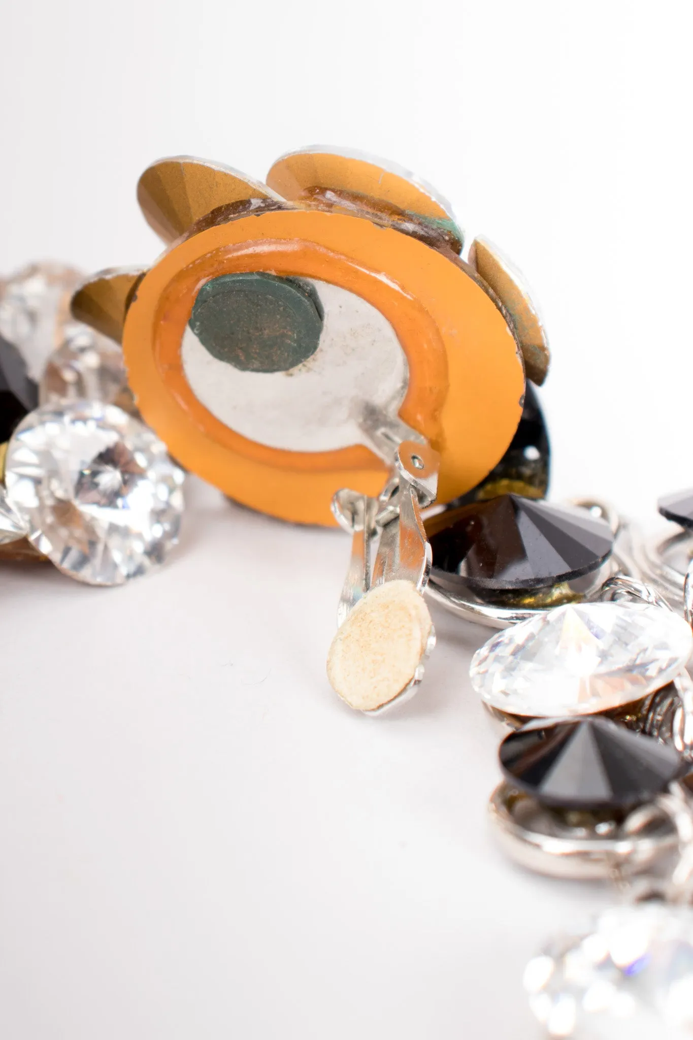 Round Crystal Doll Drop Earrings