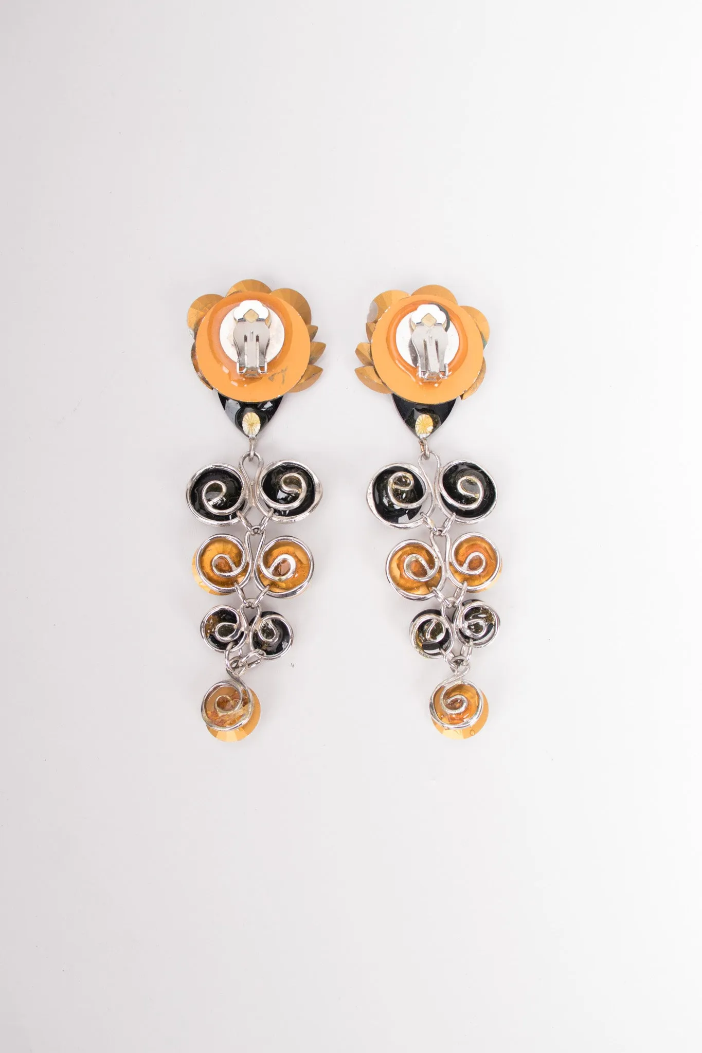 Round Crystal Doll Drop Earrings