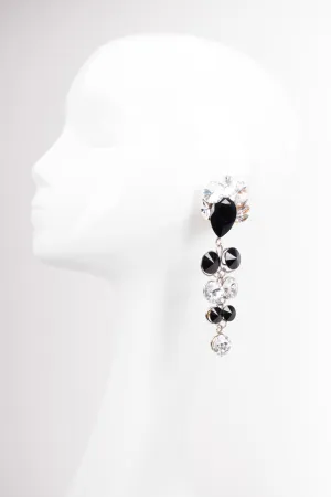Round Crystal Doll Drop Earrings