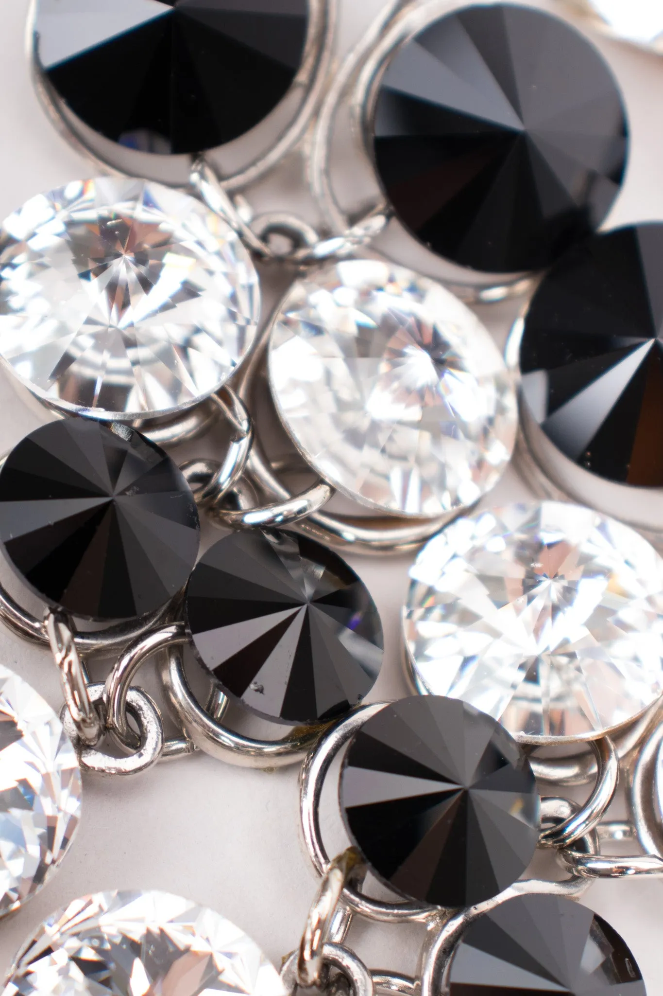 Round Crystal Doll Drop Earrings