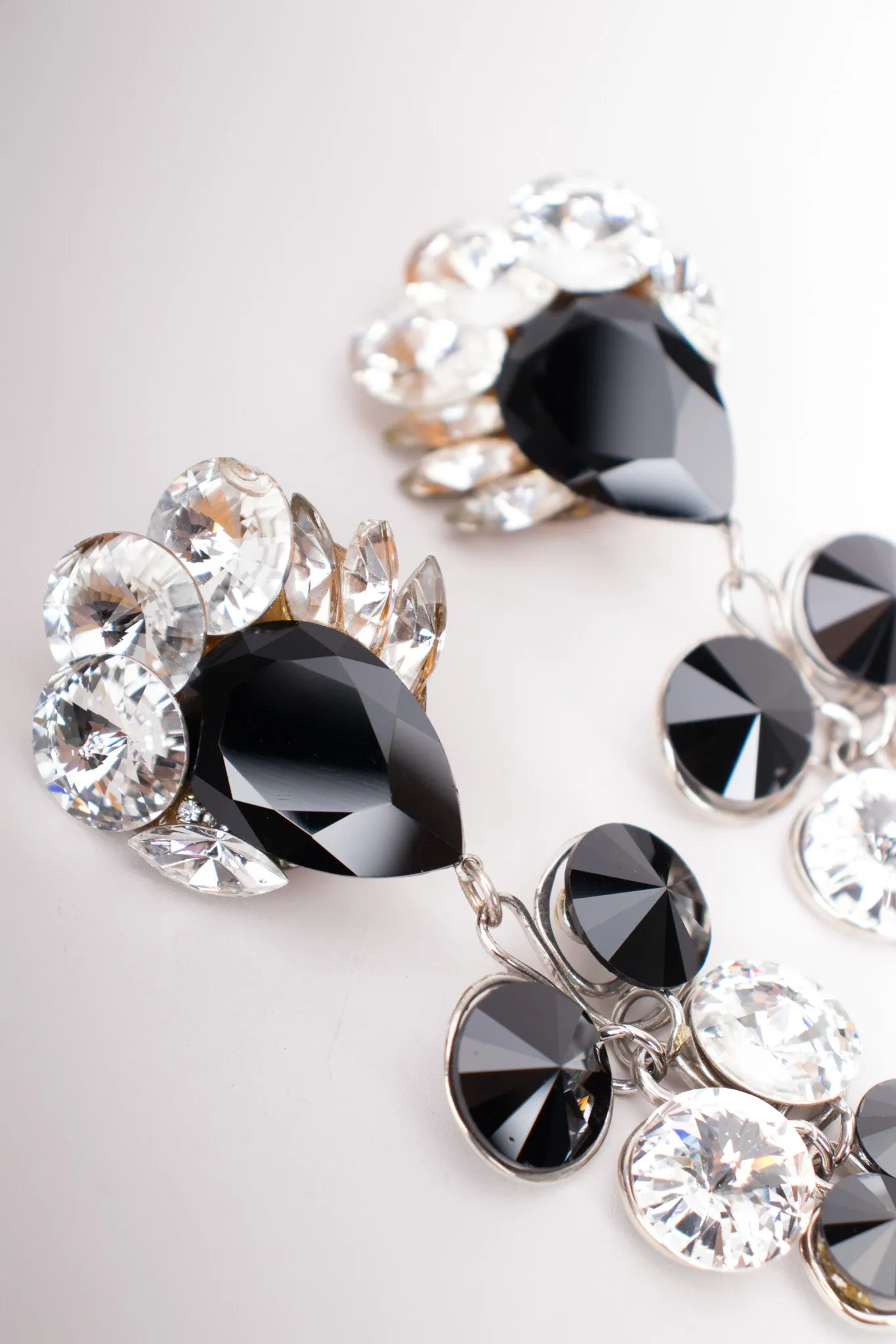 Round Crystal Doll Drop Earrings