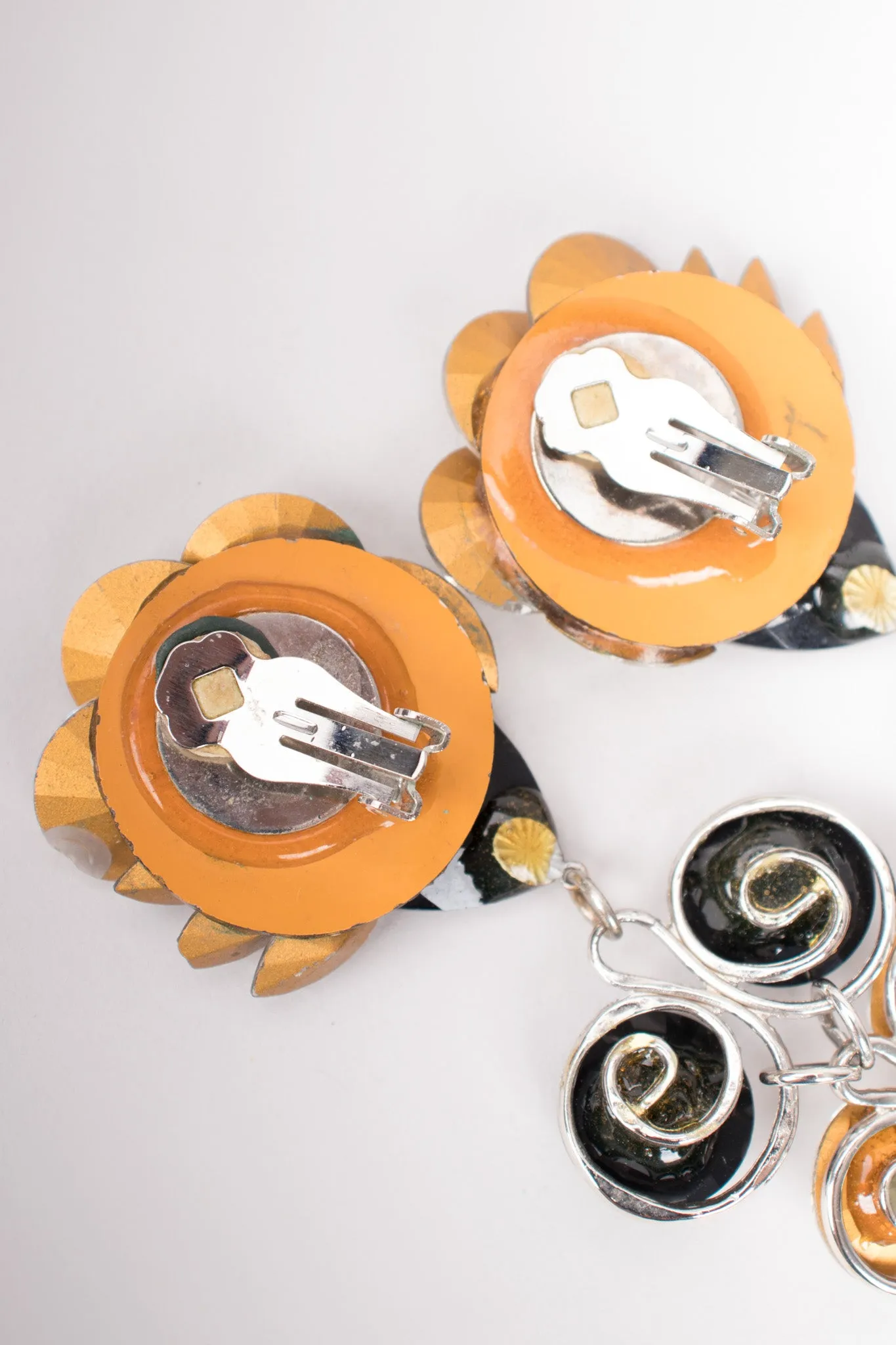 Round Crystal Doll Drop Earrings