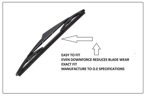 Rover Mg-Zt-T Estate 2001-2005 Xtremeauto® Front/Rear Window Windscreen Replacement Wiper Blades