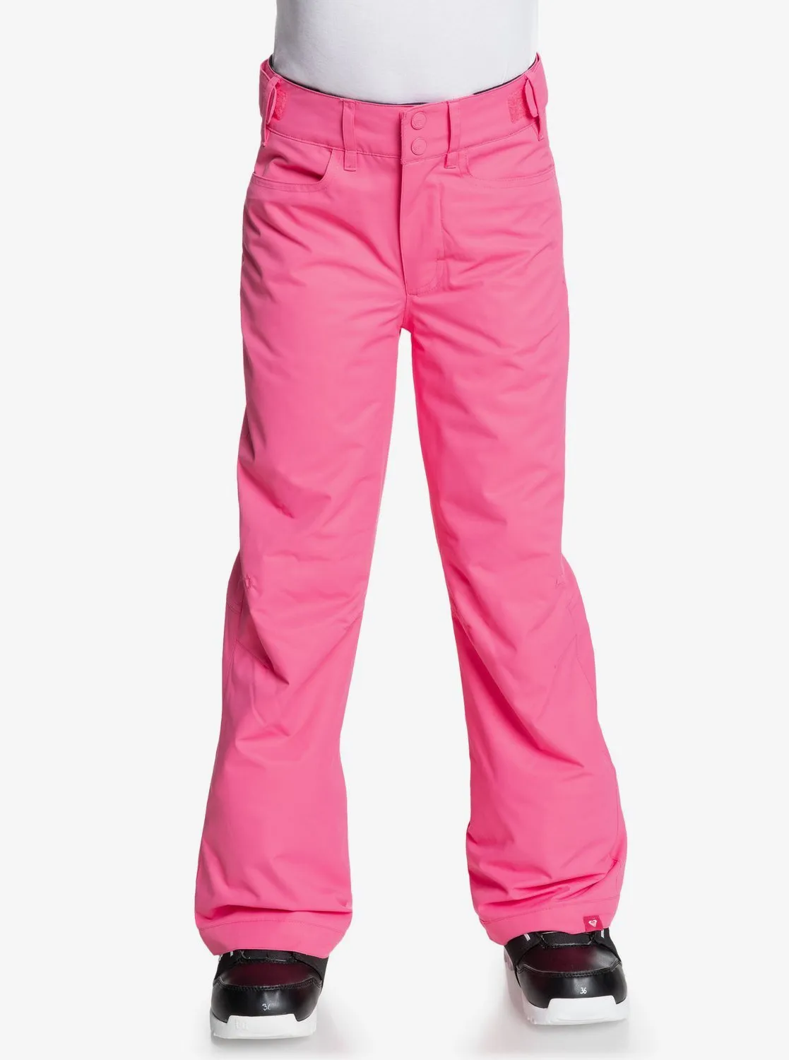 Roxy Backyard Girls Pants Shocking Pink