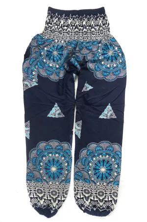 Royal Blue Mantra Harem Pants
