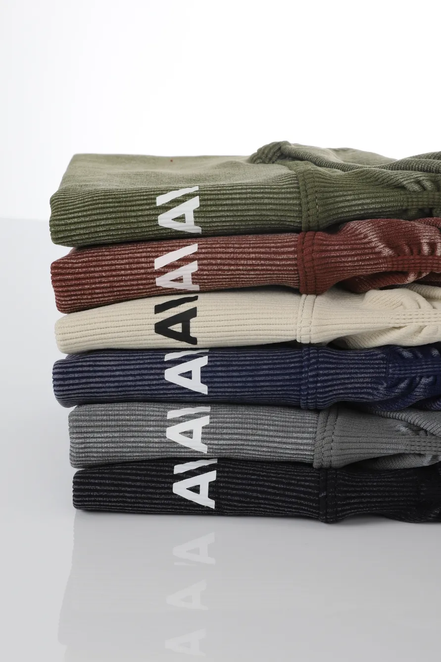 Ruby Rib Scrunchbum Shorts Navy