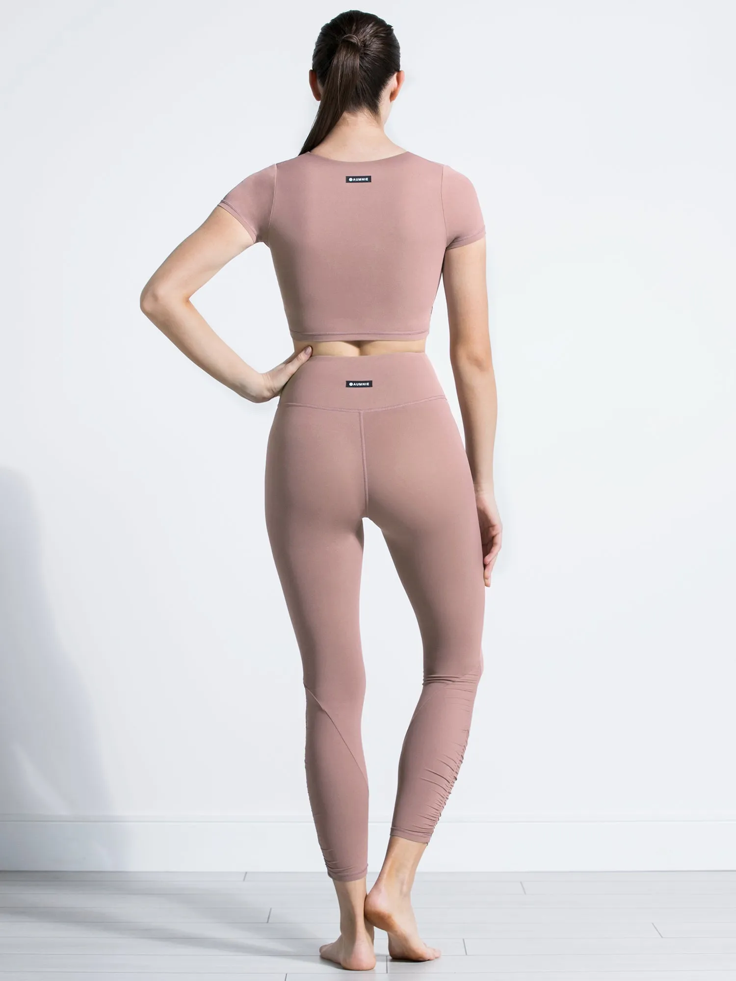 RUCHED NUDE PANTS