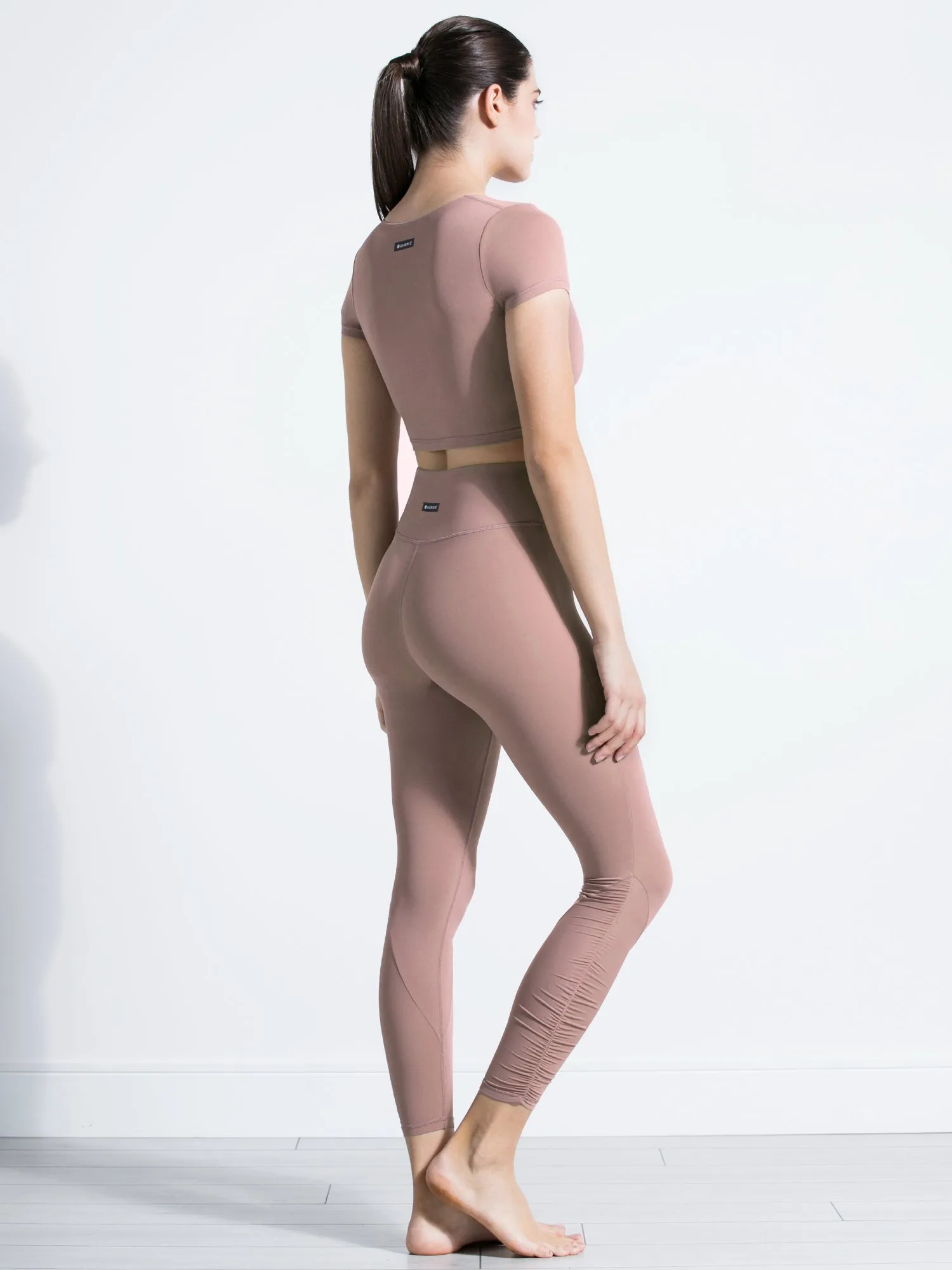 RUCHED NUDE PANTS