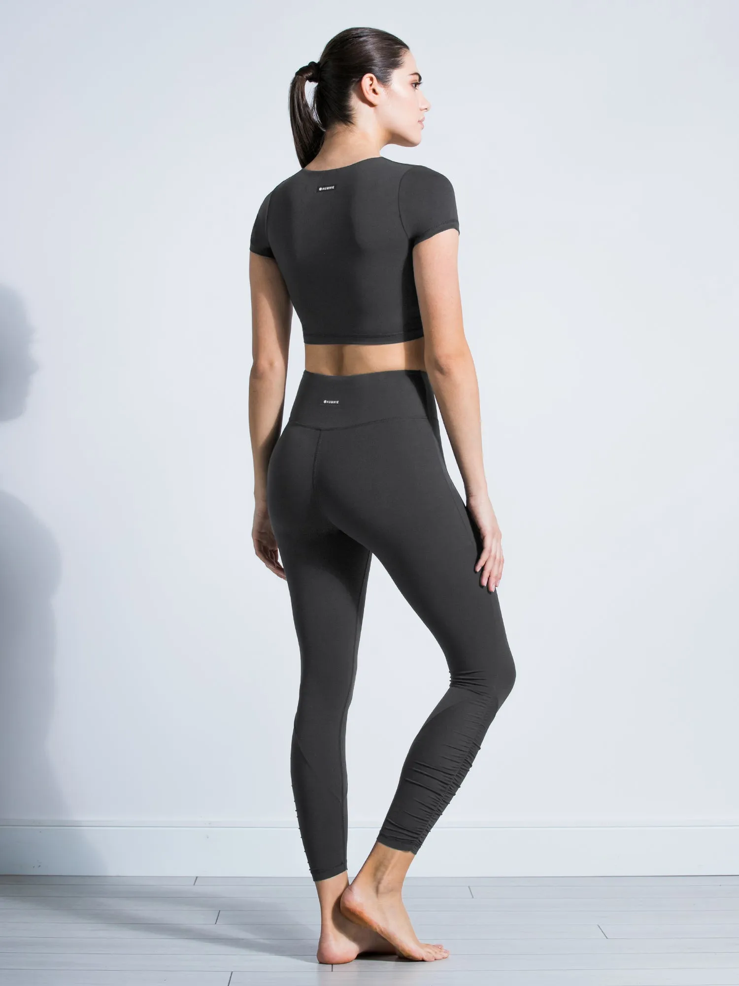 RUCHED NUDE PANTS