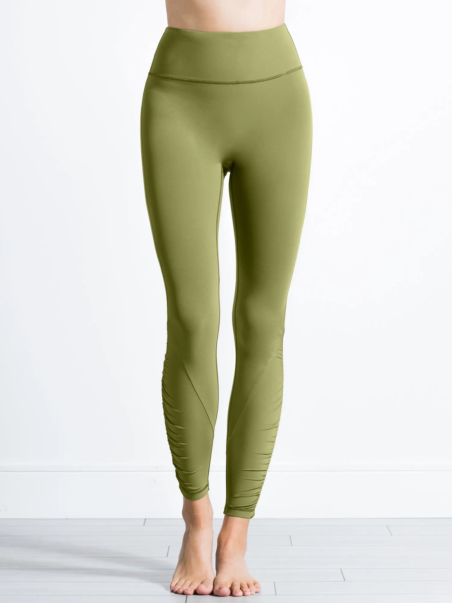 RUCHED NUDE PANTS