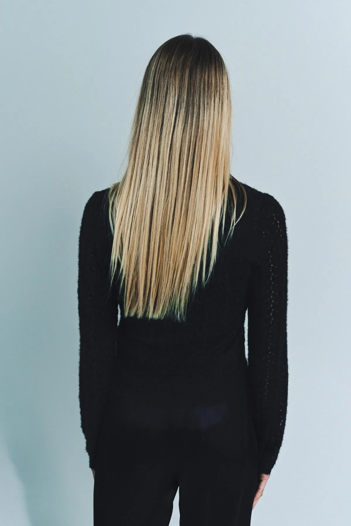 SABLYN | HAILEY B CROPPED MOCK NECK LONG SLEEVE TOP