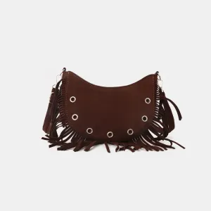 Saddle Sway Fringe Crossbody Bag