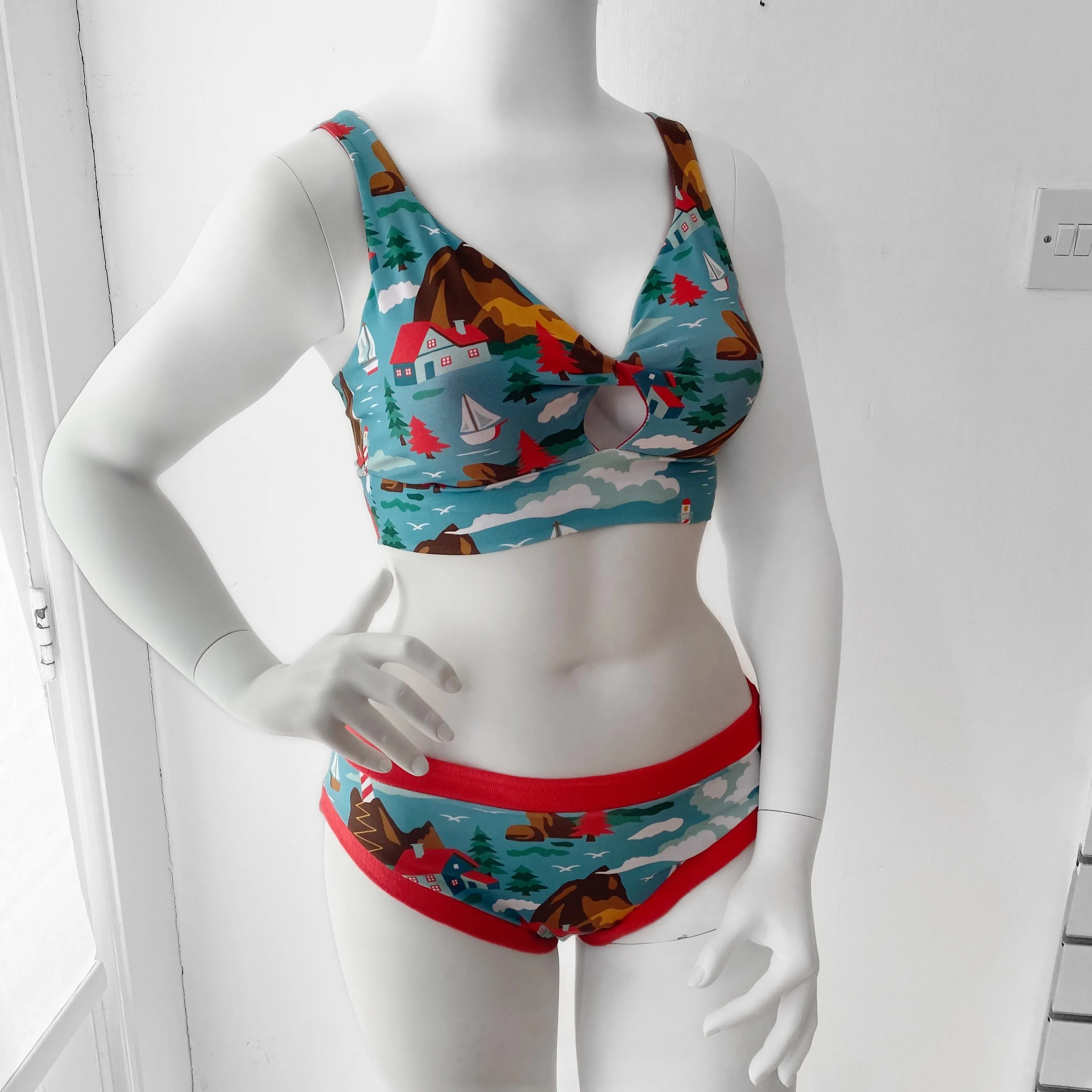 Sailboat Adult Pants | Women's Knickers | Organic Cotton Underwear