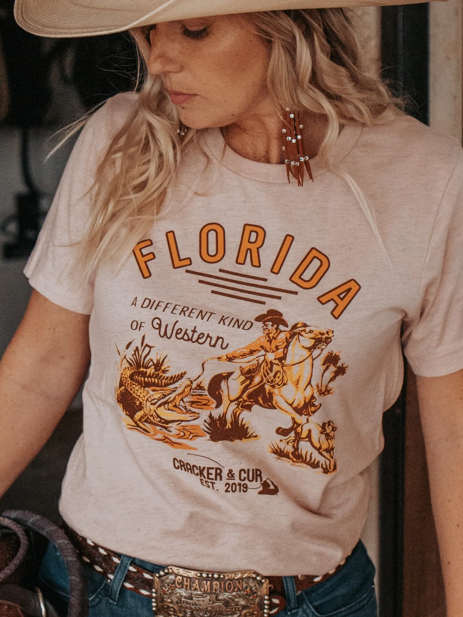 *SALE* Florida Western 2.0 - Peach
