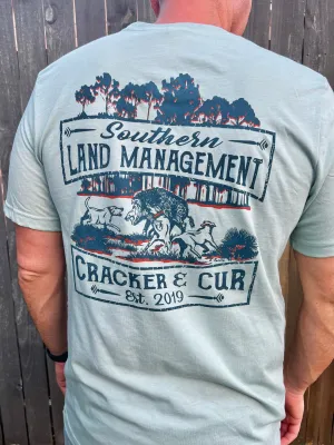 *SALE* Southern Land Management- Dusty Blue/Orange