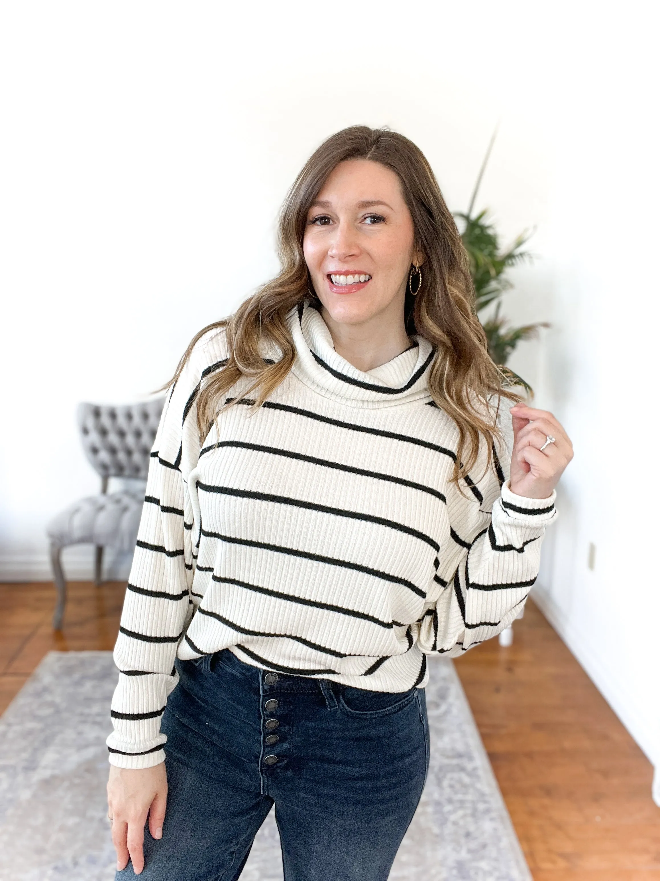 Sally Striped Sweater Top