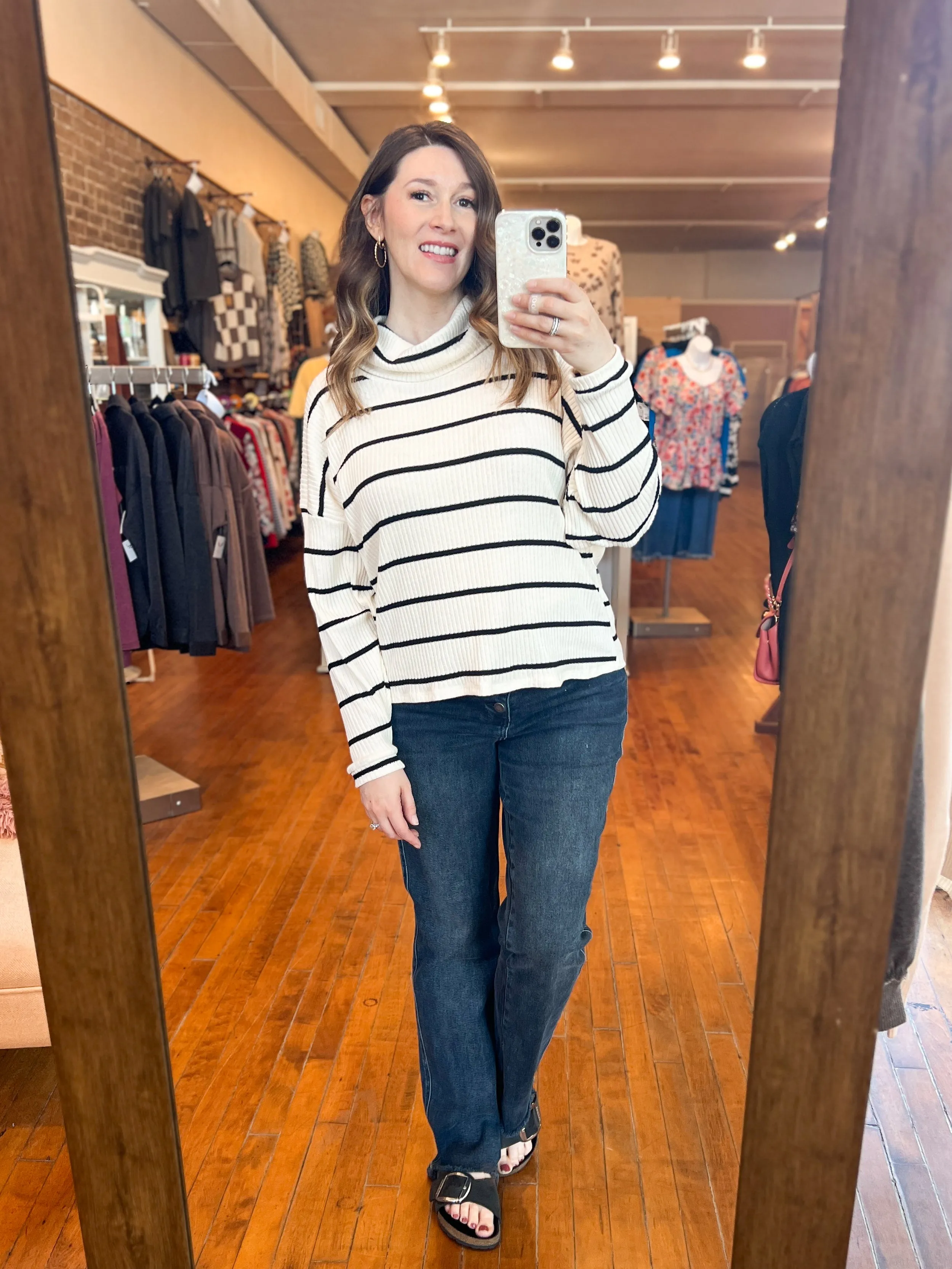 Sally Striped Sweater Top