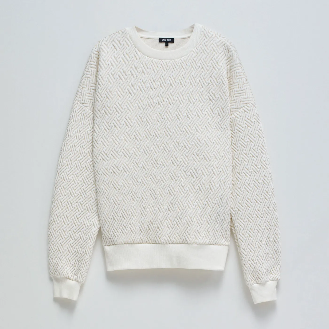 Salsa Sweater With Sparkle Embellishment |  Pearl / Blue