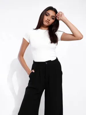 Sam High Neck Fitted T-Shirt