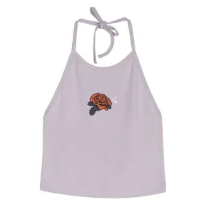 Santa Cruz Womens Halter Top Rose Glimmer - Pale Lavender