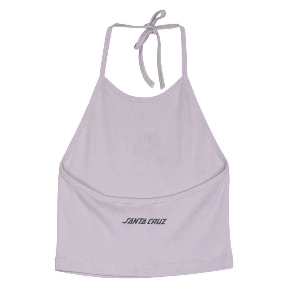Santa Cruz Womens Halter Top Rose Glimmer - Pale Lavender
