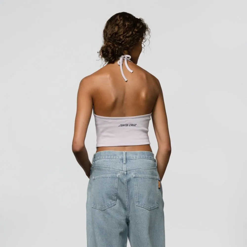 Santa Cruz Womens Halter Top Rose Glimmer - Pale Lavender