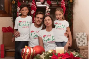 Santa I was Framed Family T-shirts