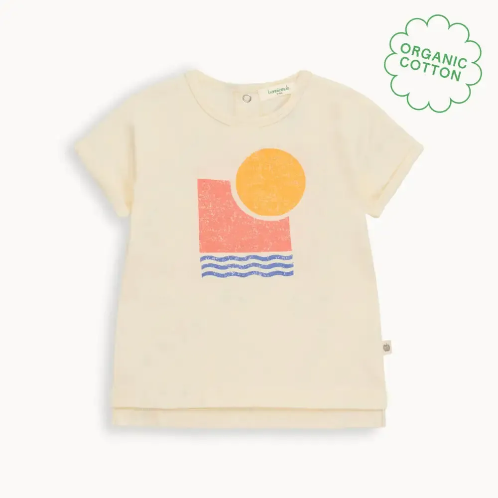 Santorini - Sunset Jersey Baby & Kids T-Shirt