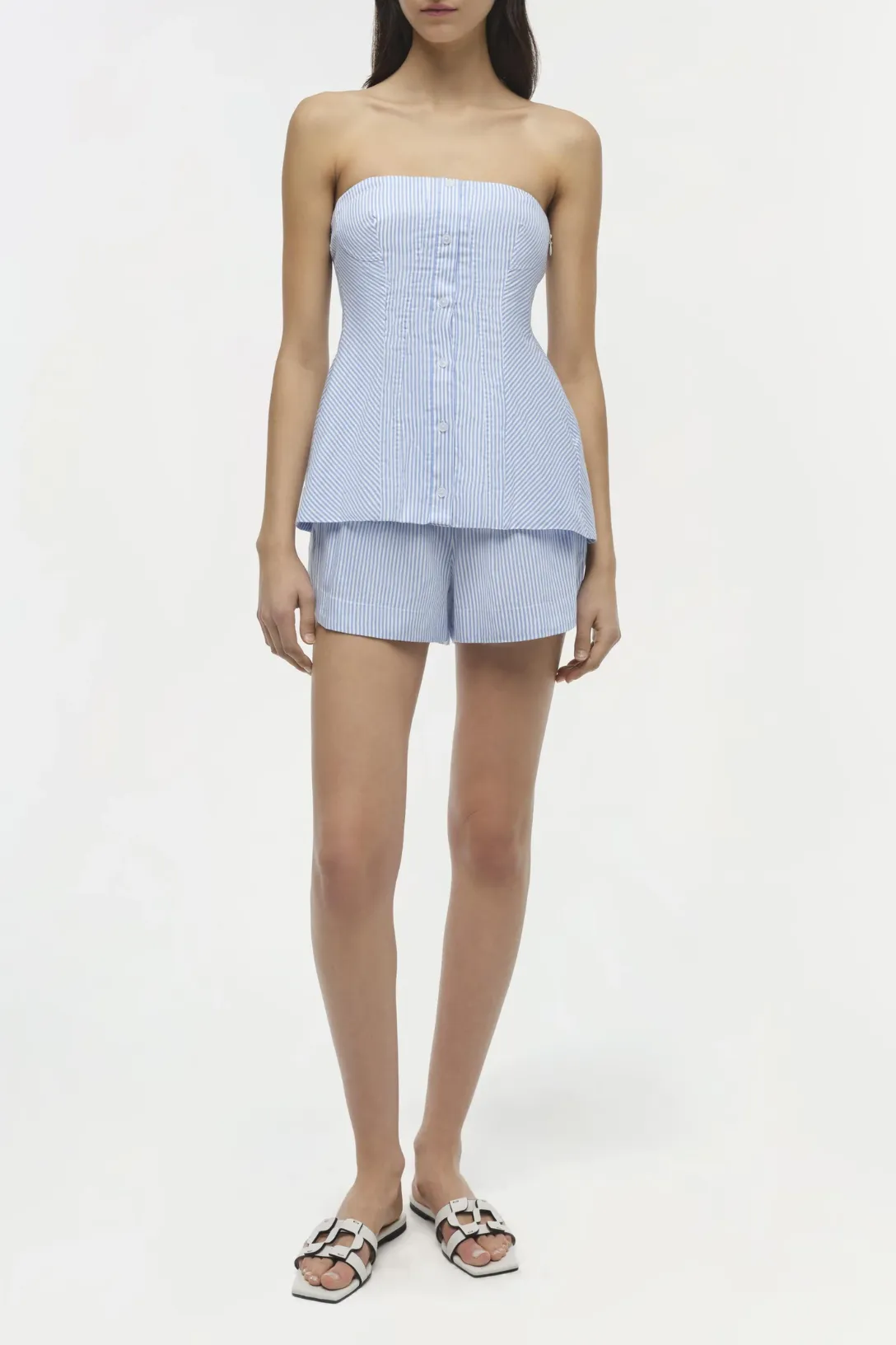 Sarah Short | Blue Hydrangea Stripe