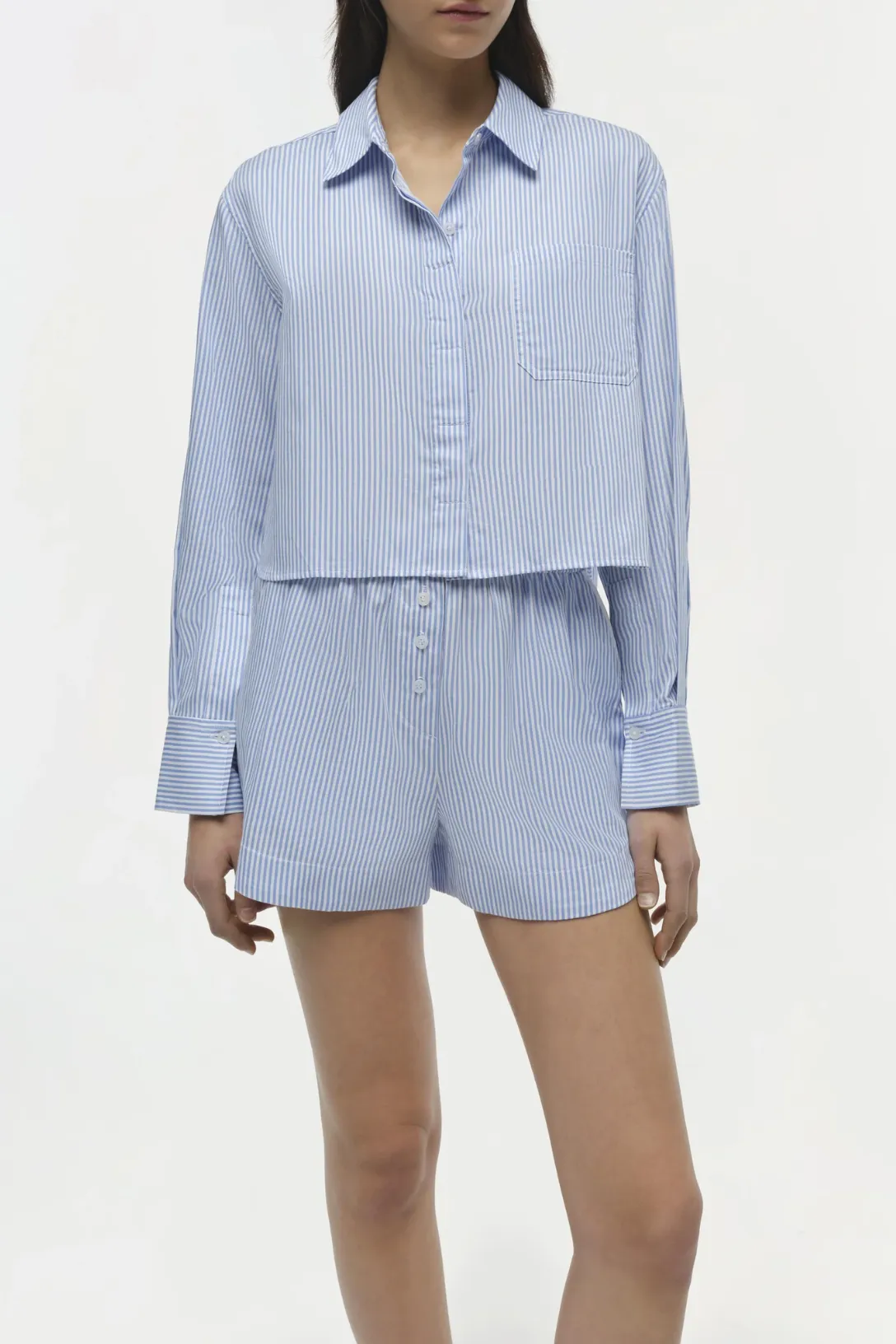 Sarah Short | Blue Hydrangea Stripe